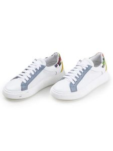 Anna Morellini Skórzane sneakersy "Micarina" w kolorze białym rozmiar: 41. Białe trampki Anna Morellini, bez wzorów, bez zapięcia. Za 373,35 zł.