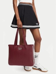 Reebok Torebka CWBEO-RBK-M-012-10 Czerwony ciemny. Czerwone shopper bag Reebok, bez wzorów, z materiału, bez dodatków. Za 69,99 zł.