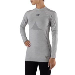 Koszulka termoaktywna damska Viking Lava, longsleeve Merino PrimaLoft. Szare koszule nocne Viking, bez wzorów, bez ramiączek. Za 327,00 zł.
