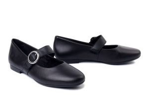 RIEKER REMONTE D0K14-00 black, baleriny damskie. Czarne balerinki Rieker Remonte, bez wzorów, ze skóry, bez obcasa, na obcasie, bez zapięcia. Za 319,72 zł.