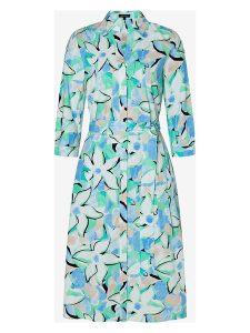 More & More Sukienka w kolorze błękitno-zielonym rozmiar: 40. Niebieskie sukienki More & More, bez wzorów, z bawełny, bez kołnierzyka, bez ramiączek, midi. Za 135,17 zł.