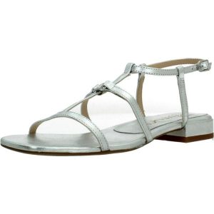 Sandały UNISA CARENA LMT Srebrny. Szare buty trekkingowe Unisa, ze skóry, bez zapięcia. Za 463,99 zł.