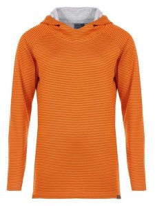Elkline Bluza "Sweater Wetter" w kolorze pomarańczowym rozmiar: 50. Pomarańczowe bluzy Elkline, bez wzorów, z bawełny, z kapturem. Za 180,06 zł.