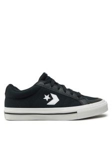 Converse Tenisówki Sport Casual A10547C 001 Czarny. Czarne trampki Converse, bez wzorów, z materiału, bez zapięcia. Za 159,99 zł.