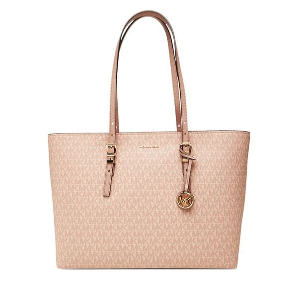 Torebka MICHAEL Michael Kors. Czerwone shopper bag MICHAEL Michael Kors, bez wzorów, bez dodatków. Za 799,99 zł.