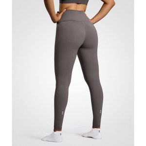 Legginsy do tenisa/padel damskie Smart z kieszenią na piłki. Szare legginsy NORDICDOTS, bez wzorów, z elastanu. Za 365,00 zł.