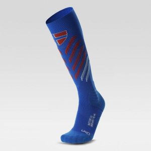 Skarpety narciarskie dla dorosłych UYN Natyon 3.0 Ski Socks Norway. Niebieskie skarpetki UYN, bez wzorów. Za 169,99 zł.
