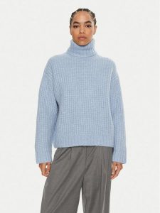 2NDDAY Golf Bernardo 2245340460 Niebieski Loose Fit. Niebieskie golfy 2NDDAY, bez wzorów, z syntetyku. Za 489,99 zł.