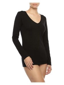 COTONELLA Koszulka w kolorze czarnym rozmiar: S. Czarne bluzki COTONELLA, s, bez wzorów, bez kołnierzyka, bez ramiączek. Za 43,68 zł.