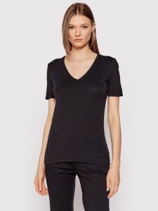 United Colors Of Benetton T-Shirt 3GA2E4230 Czarny Regular Fit. Czarne t-shirty United Colors of Benetton, xl, bez wzorów, z bawełny, bez kołnierzyka, bez ramiączek. Za 79,99 zł.