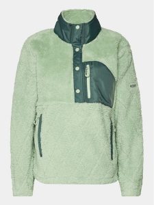 Roxy Bluza Alabama Otlr ERJFT04714 Zielony Regular Fit. Zielone bluzy Roxy, l, bez wzorów, z syntetyku, bez kaptura. Za 219,99 zł.