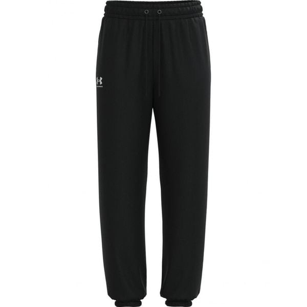 Spodnie sportowe damskie Under Armour Essential Fleece Joggers. Czarne spodnie dresowe Under Armour, xl, bez wzorów, z dresówki. Za 394,00 zł.