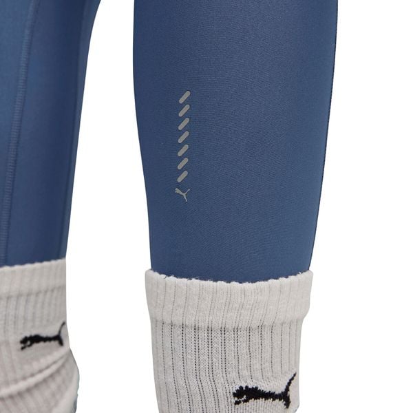 Damskie legginsy Puma Velocity. Niebieskie legginsy Puma, bez wzorów. W wyprzedaży za 199,15 zł.