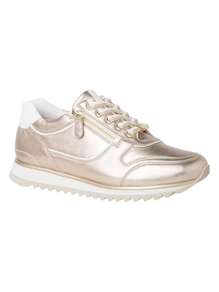 HASSIA Skórzane sneakersy "Porto" w kolorze złotym rozmiar: 39. Żółte trampki HASSIA, bez wzorów, bez zapięcia. Za 434,99 zł.