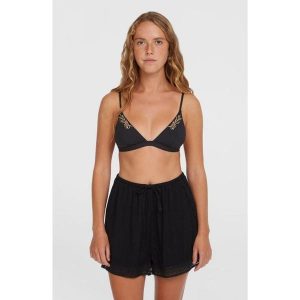 Szorty damskie O'Neill Essentials Embroidery. Czarne szorty O'Neill, bez wzorów. Za 239,00 zł.