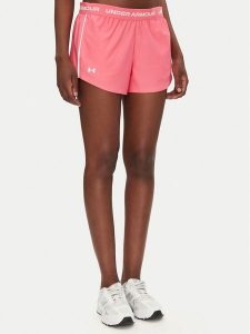Under Armour Szorty sportowe Tech™ Play Up 1389882 Różowy Regular Fit. Czerwone spodenki sportowe Under Armour, l, bez wzorów, z syntetyku, na fitness i siłownię. Za 79,99 zł.