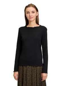 CARTOON Koszulka w kolorze czarnym rozmiar: 44. Czarne bluzki Cartoon, bez wzorów, bez kołnierzyka, bez ramiączek. Za 69,99 zł.