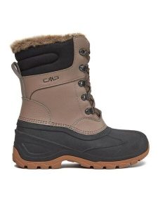 CMP Śniegowce Atka Wmn Wp 3Q79546 Brązowy. Brązowe buty zimowe CMP, ze skóry, bez obcasa, bez zapięcia. Za 399,99 zł.