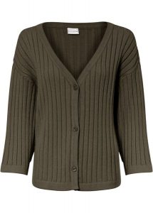 Sweter rozpinany boxy. Czarne kardigany bonprix, bez kołnierzyka. Za 119,99 zł.