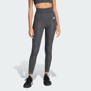 Legginsy Optime Essentials Workout Heather 7/8. Szare legginsy ADIDAS, bez wzorów, z elastanu. Za 219,00 zł.