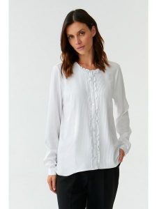 TATUUM Koszula w kolorze białym rozmiar: 40. Białe koszule Tatuum, s, bez wzorów, z wiskozy, bez kołnierzyka, bez ramiączek. Za 133,45 zł.