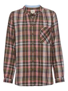 Camel Active Bluzka w kolorze oliwkowo-różowym rozmiar: XXL. Brązowe bluzki Camel Active, xxl, bez wzorów, bez kołnierzyka, bez ramiączek. Za 170,87 zł.