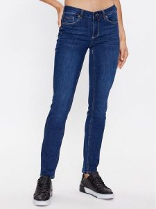 Liu Jo Jeansy UF3016 D4811 Granatowy Regular Fit. Niebieskie jeansy Liu Jo, bez wzorów, z bawełny. Za 699,99 zł.