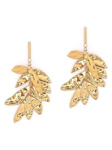 MOODE Kolczyki-wkrętki "Lilas" rozmiar: onesize. Żółte kolczyki MOODE, ze stali. Za 43,99 zł.