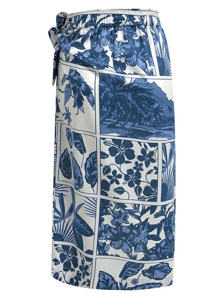 Smith & Soul Spódnica w kolorze niebiesko-białym rozmiar: XS. Białe spódnice Smith & Soul, na co dzień, xs, bez wzorów, z bawełny, midi. Za 195,99 zł.