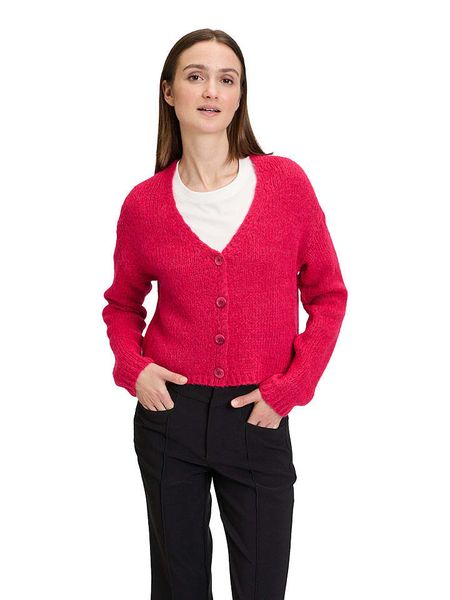 CARTOON Kardigan w kolorze różowym rozmiar: 40. Różowe kardigany Cartoon, bez wzorów, z wełny, bez ramiączek. Za 113,36 zł.