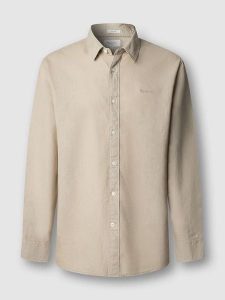 Pepe Jeans Koszula "Payton" w kolorze beżowym rozmiar: XL. Brązowe koszule Pepe Jeans, xl, bez wzorów, z jeansu, bez kołnierzyka, bez ramiączek. Za 173,99 zł.