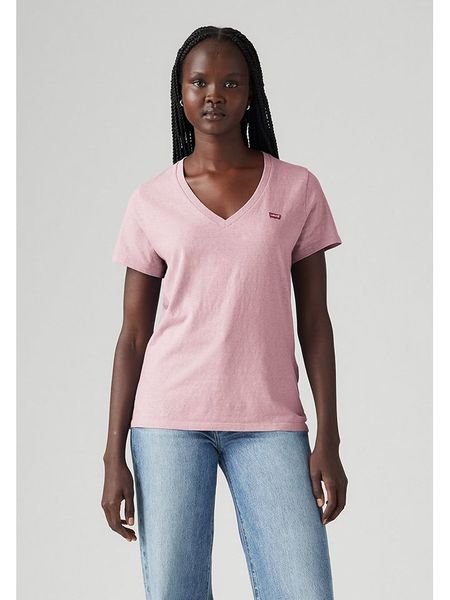 Levi's Koszulka w kolorze jasnoróżowym rozmiar: XS. Różowe bluzki Levi's®, s, bez wzorów, z bawełny, bez kołnierzyka, bez ramiączek. Za 43,57 zł.