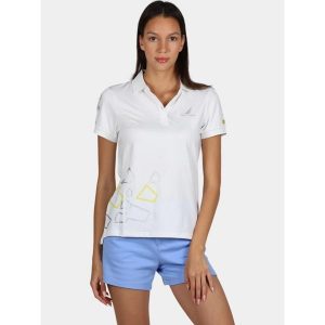 Koszulka Polo Damska Nautica Layla 2. Białe bluzki Nautica, bez wzorów, eleganckie, bez kołnierzyka, bez ramiączek. Za 239,00 zł.