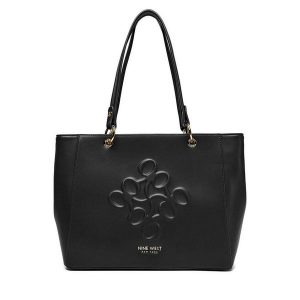 Torebka Nine West. Czarne torebki klasyczne Nine West, bez wzorów, bez dodatków. Za 249,99 zł.