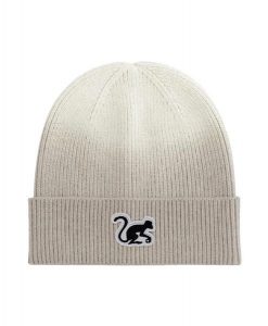Czapka beanie – haftowane logo / gradient / rozmiar uniwersalny (biała). Białe czapki SURF MONKEY, z aplikacjami, z dzianiny. Za 139,95 zł.