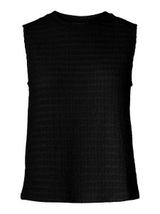 Pieces Top w kolorze czarnym rozmiar: XL. Czarne topy Pieces, xl, bez wzorów, bez kołnierzyka, bez ramiączek. Za 72,95 zł.