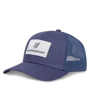 Czapka z daszkiem Compressport. Niebieskie czapki Compressport, bez wzorów. Za 119,99 zł.