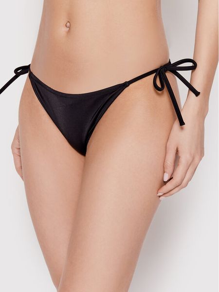Calvin Klein Swimwear Dół od bikini Intense Power KW0KW01858 Czarny. Czarne bikini Calvin Klein Swimwear, bez wzorów, z syntetyku. Za 199,99 zł.