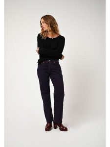 AUTHENTIC CASHMERE Kaszmirowy sweter "Lanfon" w kolorze czarnym rozmiar: M. Czarne swetry oversize AUTHENTIC CASHMERE, m, bez wzorów, z kaszmiru, bez ramiączek. Za 404,10 zł.