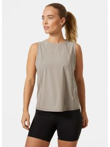Helly Hansen Top funkcyjny "Roam" w kolorze beżowym rozmiar: M. Brązowe topy Helly Hansen, m, bez wzorów, bez kołnierzyka, bez ramiączek. Za 153,71 zł.