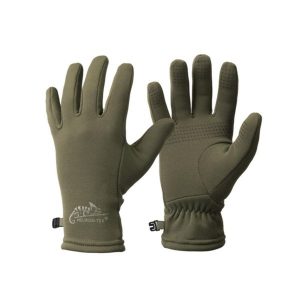 Rękawice turystyczne jesienno zimowe Trekker Outback. Zielone rękawiczki HELIKON-TEX, na zimę, bez wzorów. Za 92,99 zł.