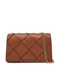 MICHAEL Michael Kors Torebka 32S5GJ6C8L Brązowy. Brązowe torebki klasyczne MICHAEL Michael Kors, bez wzorów, ze skóry, bez dodatków. Za 599,99 zł.