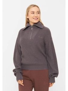 Bench Sweter "Thurynn" w kolorze antracytowym rozmiar: 40. Czarne swetry oversize Bench, bez wzorów, bez ramiączek. Za 100,99 zł.