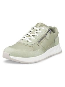 Ecco Skórzane sneakersy "Otm" w kolorze zielonym rozmiar: 40. Zielone trampki ecco, bez wzorów, bez zapięcia. Za 259,74 zł.