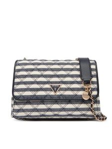 Guess Torebka Giully II HWAG96 73200 Granatowy. Niebieskie listonoszki Guess, z aplikacjami, z materiału, bez dodatków. Za 589,99 zł.