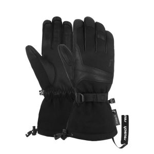 Rękawice unisex Reusch Experience R-Tex XT narciarskie pięciopalczaste. Czarne rękawiczki REUSCH, bez wzorów, z poliesteru. Za 399,84 zł.
