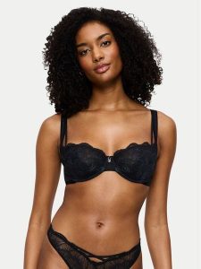 Triumph Biustonosz balkonetka Palina Moonlight Kiss 10224870 Czarny. Czarne biustonosze Triumph, bez wzorów, z syntetyku. Za 154,00 zł.