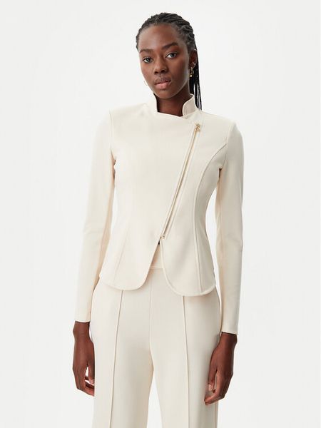 Rinascimento Marynarka CFC0122737003 Beżowy Regular Fit. Brązowe marynarki i żakiety Rinascimento, l, bez wzorów, z syntetyku. Za 269,99 zł.