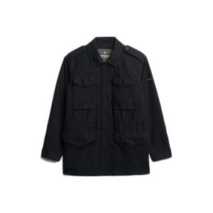 Kurtka damska Superdry Embellished Field. Czarne kurtki Superdry, bez wzorów, bez kaptura. Za 523,00 zł.