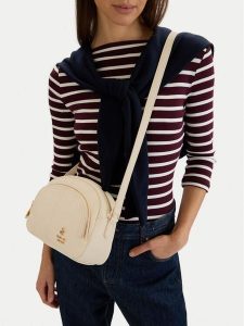 Beverly Hills Polo Club Torebka CEO-BHPC-C-013-09 Écru. Listonoszki Beverly Hills Polo Club, bez wzorów, z materiału, bez dodatków. Za 199,99 zł.